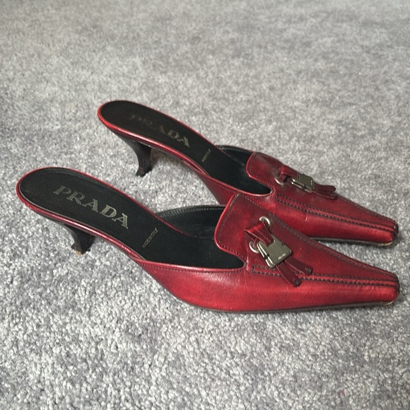 Vintage Prada Kitten Mules - Picture 3 of 6